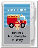 Future Firefighter - Baby Shower Personalized Notebook Favor