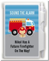 Future Firefighter - Baby Shower Personalized Notebook Favor