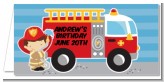 Future Firefighter - Personalized Birthday Party Place Cards