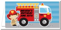 Future Firefighter - Personalized Birthday Party Place Cards
