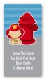 Future Firefighter - Custom Rectangle Baby Shower Sticker/Labels thumbnail