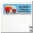 Future Firefighter - Birthday Party Return Address Labels thumbnail