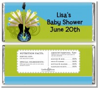 Future Rock Star Boy - Personalized Baby Shower Candy Bar Wrappers
