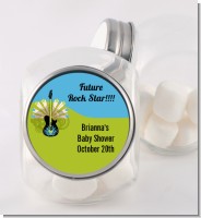 Future Rock Star Boy - Personalized Baby Shower Candy Jar