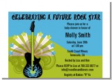 Future Rock Star Boy - Baby Shower Petite Invitations