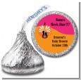 Future Rock Star Girl - Hershey Kiss Baby Shower Sticker Labels thumbnail