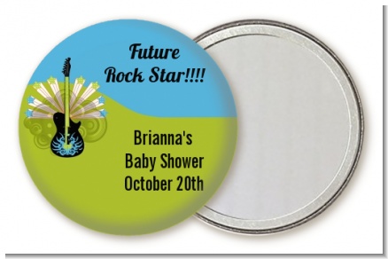 Future Rock Star Boy - Personalized Baby Shower Pocket Mirror Favors