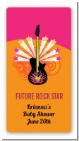 Future Rock Star Girl - Custom Rectangle Baby Shower Sticker/Labels