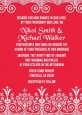 Love is Blooming Red - Bridal Shower Invitations thumbnail