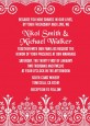 Love is Blooming Red - Bridal Shower Invitations thumbnail