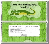 Gator - Personalized Birthday Party Candy Bar Wrappers