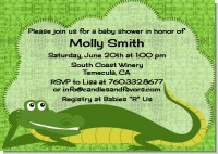 Gator - Baby Shower Invitations