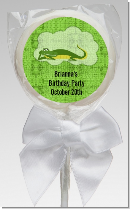 Gator - Personalized Birthday Party Lollipop Favors