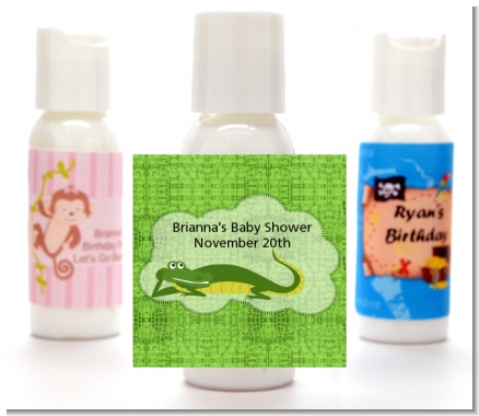 Gator - Personalized Baby Shower Lotion Favors