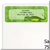 Gator - Birthday Party Return Address Labels