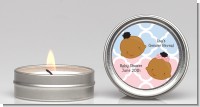 Gender Reveal African American - Baby Shower Candle Favors