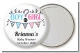 Gender Reveal Boy or Girl - Personalized Baby Shower Pocket Mirror Favors thumbnail