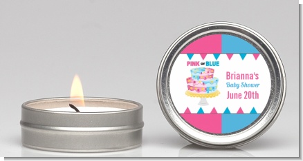 Gender Reveal Cake - Baby Shower Candle Favors