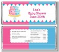 Gender Reveal Cake - Personalized Baby Shower Candy Bar Wrappers thumbnail