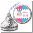 Gender Reveal Cake - Hershey Kiss Baby Shower Sticker Labels thumbnail