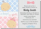 Gender Reveal - Baby Shower Invitations