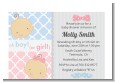 Gender Reveal - Baby Shower Petite Invitations thumbnail