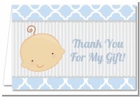 Gender Reveal - Boy - Baby Shower Thank You Cards