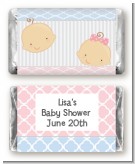 Gender Reveal - Personalized Baby Shower Mini Candy Bar Wrappers Gender Reveal - Personalized Baby Shower Mini Candy Bar Wrappers