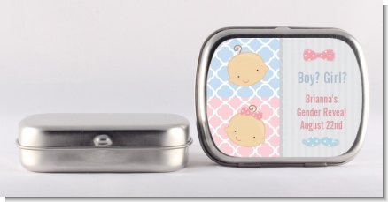 Gender Reveal - Personalized Baby Shower Mint Tins