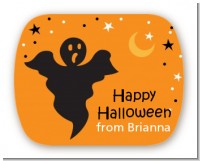 Ghost - Personalized Halloween Rounded Corner Stickers