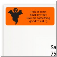 Ghost - Halloween Return Address Labels