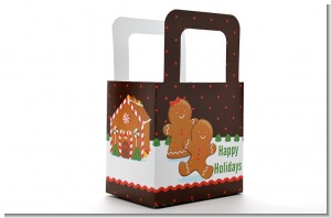 Gingerbread House - Personalized Christmas Favor Boxes