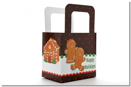 Gingerbread House - Personalized Christmas Favor Boxes