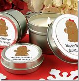 Gingerbread Girl - Christmas Candle Favors