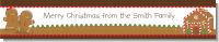 Gingerbread House - Personalized Christmas Banners