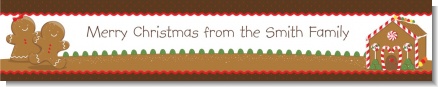 Gingerbread House - Personalized Christmas Banners
