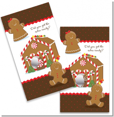 Gingerbread House - Christmas Scratch Off Game Tickets