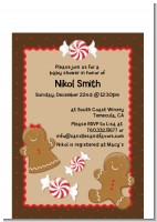 Gingerbread - Christmas Petite Invitations