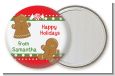 Gingerbread - Personalized Christmas Pocket Mirror Favors thumbnail