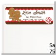 Gingerbread - Christmas Return Address Labels thumbnail