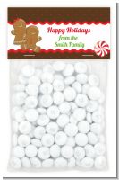 Gingerbread - Custom Christmas Treat Bag Topper