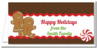 Gingerbread - Personalized Christmas Place Cards