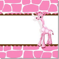Giraffe Pink Baby Shower Theme