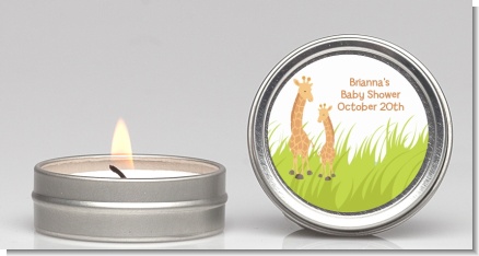 Giraffe - Baby Shower Candle Favors