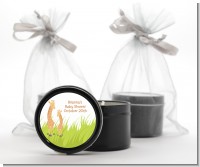 Giraffe - Baby Shower Black Candle Tin Favors