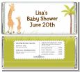 Giraffe - Personalized Baby Shower Candy Bar Wrappers thumbnail