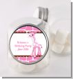 Giraffe Pink - Personalized Baby Shower Candy Jar thumbnail