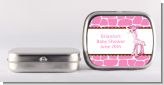 Giraffe Pink - Personalized Baby Shower Mint Tins