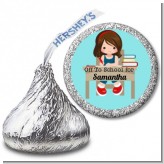 Girl Student - Hershey Kiss School Sticker Labels