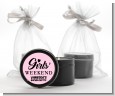 Girls Weekend - Bridal Shower Black Candle Tin Favors thumbnail